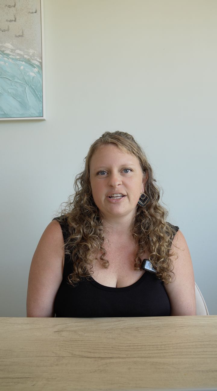 Allison Demarsh of Trinity Motors on camera